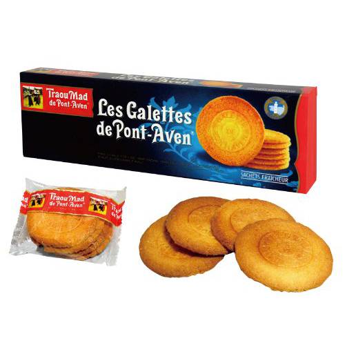 Traou Mad Galettes de Pont Aven - French Galettes Butter Cookies - 3.5 oz