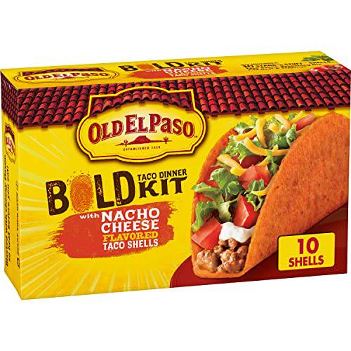 Old El Paso Stand ’N Stuff Bold Nacho Cheese Flavored Taco Dinner Kit, 9.5 oz