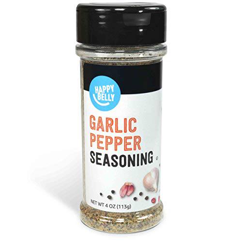 Amazon Brand - Happy Belly Garlic Pepper, 4 Ounces