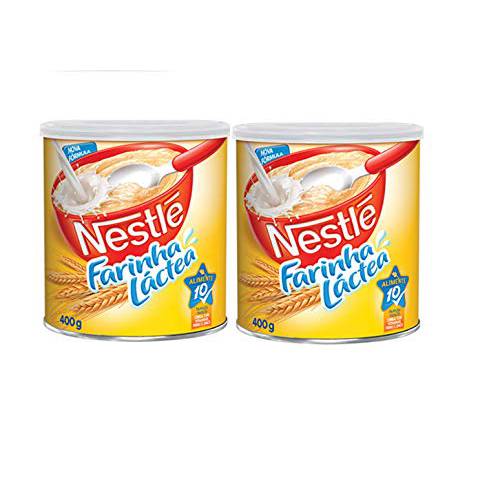 Nestlé - Flour Láctea - 14.11 Oz (PACK OF 02) | Farinha Láctea - 400g
