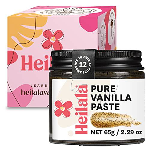 Vanilla Bean Paste with Gift Box - Giftable Vanilla Paste from Heilala Vanilla, Perfect for Friends, Family or the Chef in your Life Using Sustainably and Ethically Sourced Vanilla Beans, Hand-Picked from the Kingdom of Tonga - 2.29 oz