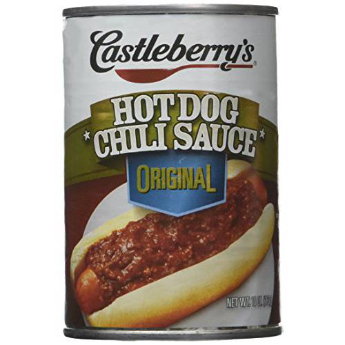 Castleberry’s Original Hot Dog Chili Sauce (10 oz Cans) 3 Pack