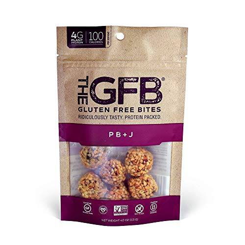 The Gluten Free Bar, Protein Bites, PB+J, 4 Ounce, Vegan, Dairy Free, Non GMO, Soy Free