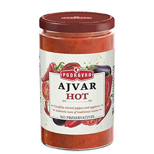 Podravka Hot Ajvar , Spicy , 24.5 Oz