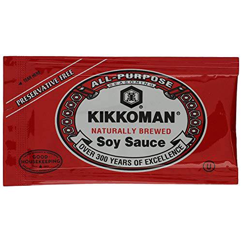 Kikkoman Soy Sauce Packets, Traditionally Brewed, 40-count