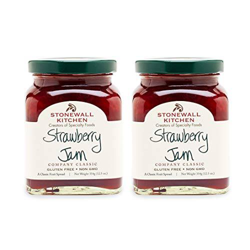 Stonewall Kitchen Strawberry Jam, 12.5 Ounces (Pack of 2)