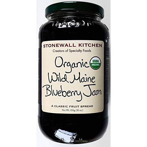 Stonewall Kitchen USDA Organic Wild Maine Blueberry Fruit Spread, 30 Ounce