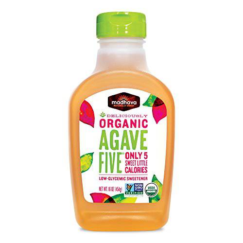 MADHAVA Organic AgaveFIVE, 16 oz. Bottle (Pack of 1)