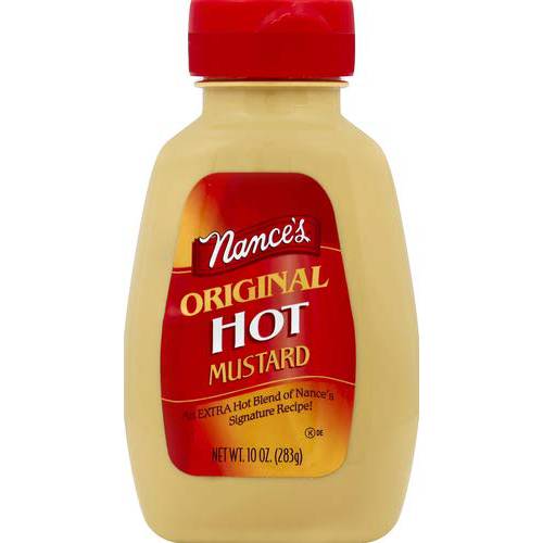 Nances Mustard Hot, 10 oz