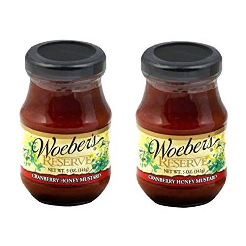 Woeber’s Cranberry Honey Mustard 5 oz. (2 Pack)