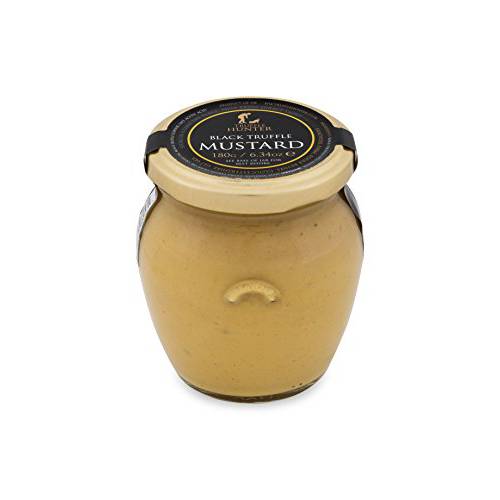 TruffleHunter - Black Truffle Mustard - Dijon Mustard - Gourmet Condiments - 6.34 Oz