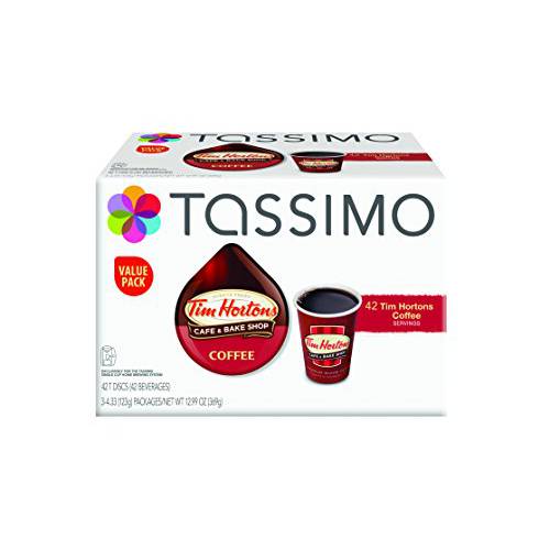 Tim Hortons Coffee T-Discs for Tassimo Brewing Systems (42 T-Discs)