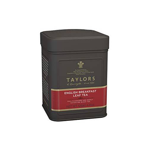 Taylors of Harrogate English Breakfast Loose Leaf, 4.41 Ounce Tin (Pack of 6)