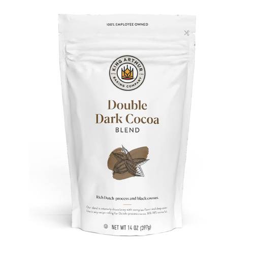 King Arthur Double Dark Cocoa Powder Blend, Perfect for Baking, 14oz