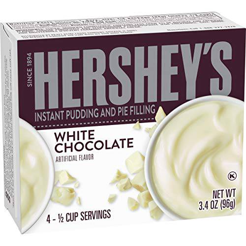 Hershey’s Instant White Chocolate Pudding Mix (Pack of 4)