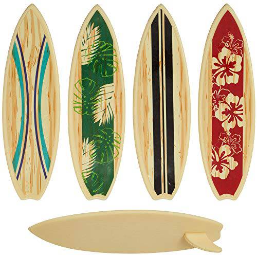 CakeDrake SURFBOARD Surf Board Beach LUAU Tropical 4 pieces Cake PARTY Decoration TOPPER
