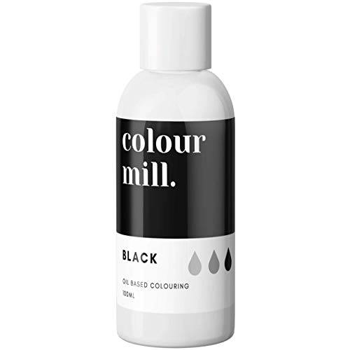 Colour Mill Oil-Based Food Coloring, 100 Milliliters Black