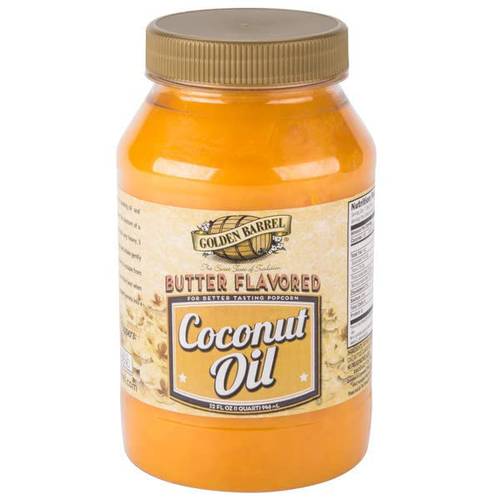 Perfectware 32oz Jar of Butter Flavored Coconut Oil, (PW-Coconut Oil 32-1)