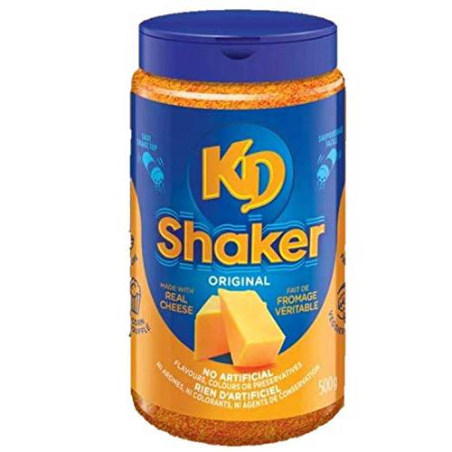 Original KD Shaker 500g/17.6oz, Real Cheese Powder, (Imported from Canada)