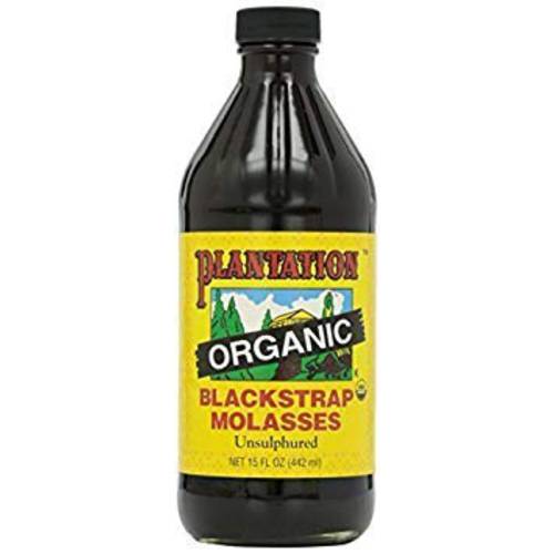 Plantation Blackstrap Molasses, Organic, 15 Fl Oz (Pack of 3)