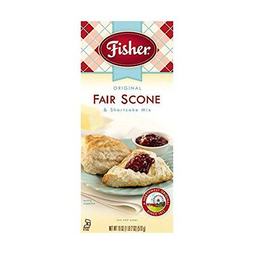 Fisher Orginial Fair Scone & Shortcake Mix, 18 OZ (Pack of 3)