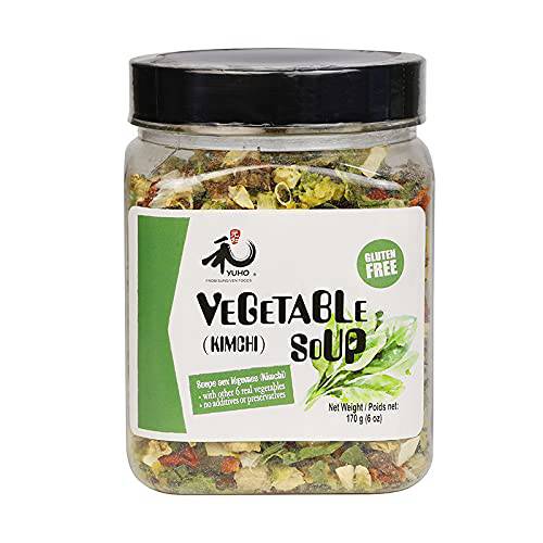 YUHO Dehydrated Dried Kimchi Vegetable Flakes All Natural, Gluten Free & Allergen Free, 6 OZ
