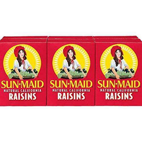Sun-Maid Raisins Seedless. 1.33 OZ, pack of 6 (36 total)