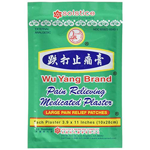 SOLSTICE MEDICINE COMPANY Wu Yang Pain Relief Herbal Patch, 0.02 Pound
