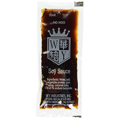 W.Y. INDUSTRIES 200 Packets Soy Sauce