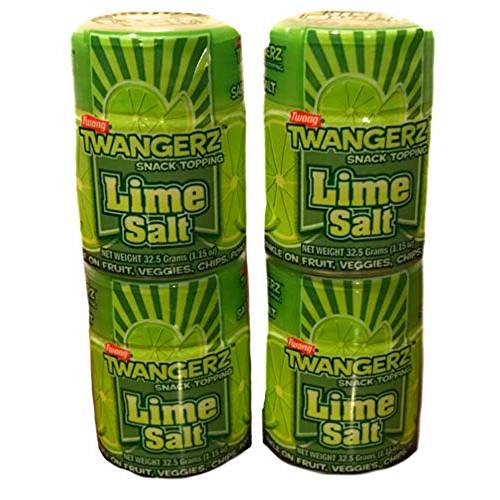 Twangerz Lime Salt | 4 Pack of 1.15 oz Cans