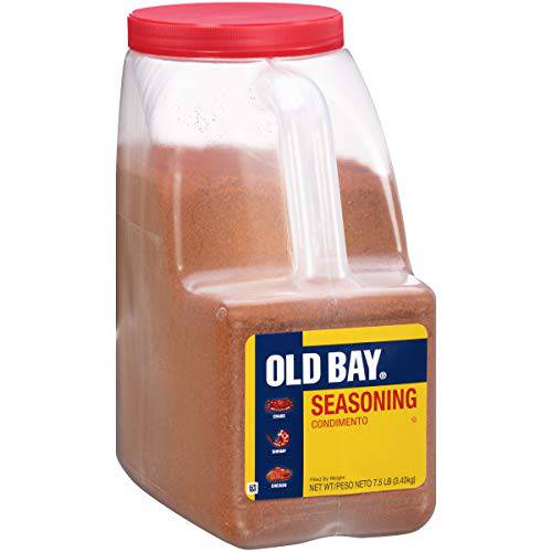 OLD BAY Seasoning, 7.5 lb - One 7.5 Pound Container of OLD BAY All-Purpose Seafood Seasoning, Perfect for Crabs, Shrimp, Chicken, Chowder, Pizza, Fries and More