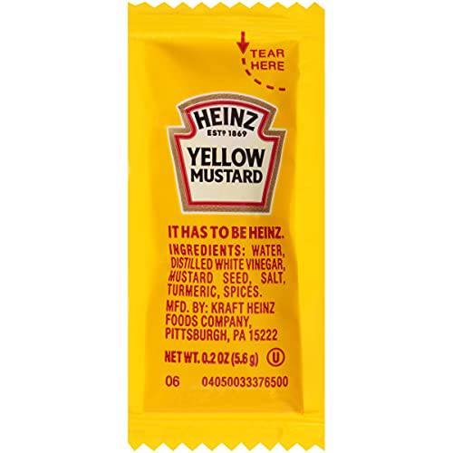 Heinz Mild Mustard Single Serve (500 ct Casepack)