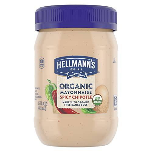 Hellmann’s Organic Mayonnaise, Spicy Chipotle 15 oz