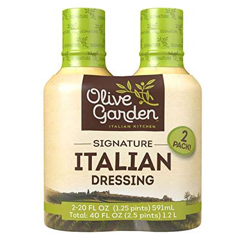 Olive Garden Signature Italian Salad Dressing, 20 Fl Oz (Pack of 2)