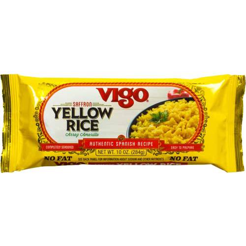 Vigo Authentic Saffron Yellow Rice, Low Fat, 10oz (Pack of 12)