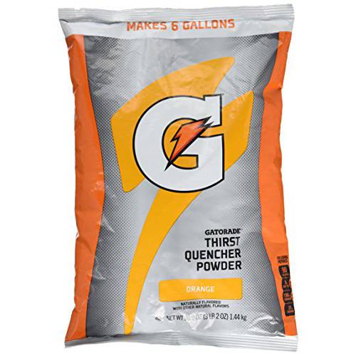 Gatorade Orange Thirst Quencher Powder Mix 51oz Packet Makes 6 Gallons