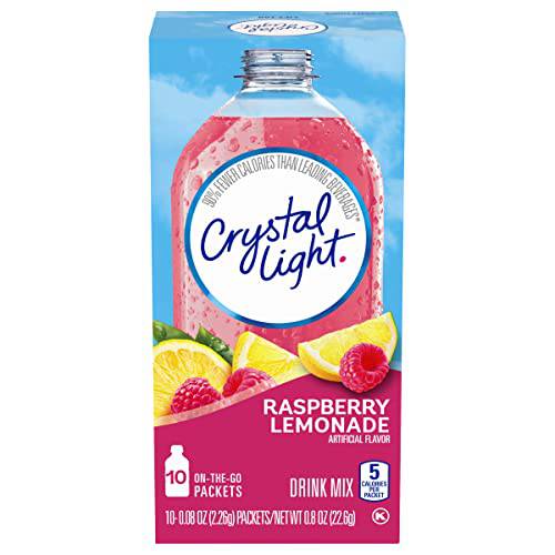 Crystal+Light+On+The+Go+Raspberry+Lemonade+Drink+Mix%2c+10-Packet+Box+(Pack+of+9)