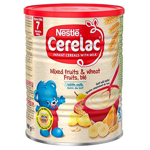 Nestle Cerelac, Mixed Fruits and Wheat with Milk, 14.1 Ounce Can