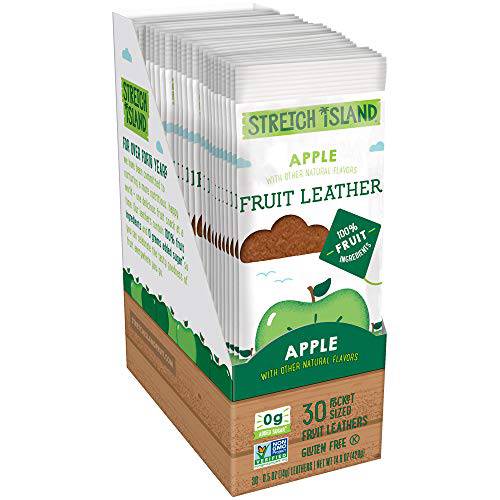 Stretch Island Original Fruit Leather, Apple, 0.5 Ounce Leathers, 30 Count(Pack of 1)