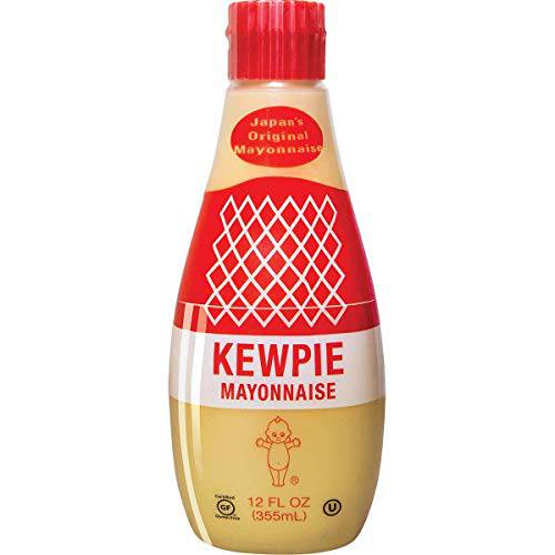 Kewpie Mayonnaise, Japanese Style Mayo Sandwich Spread Squeeze Bottle, 12-Ounce Tube (Pack of 1)