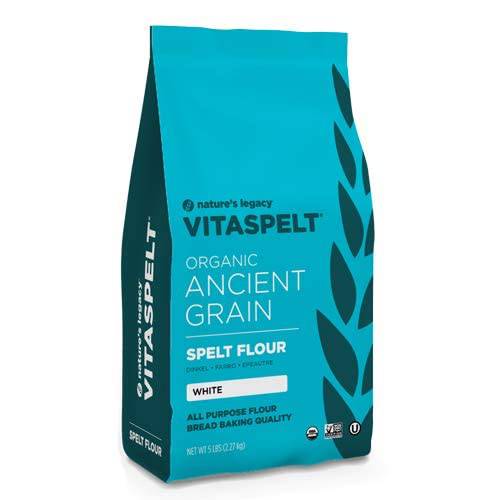 Nature’s Legacy VitaSpelt Non-GMO White Unbleached Spelt Flour 5 lb bag