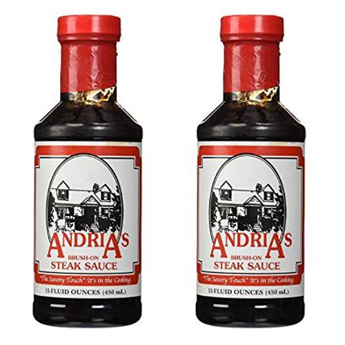 Andria’s Steak Sauce 15 oz (Pack of 2)