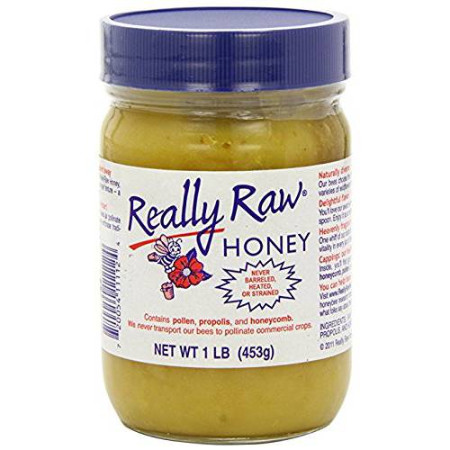 Really Raw Honey 1 Pound Jar (2 Pack)