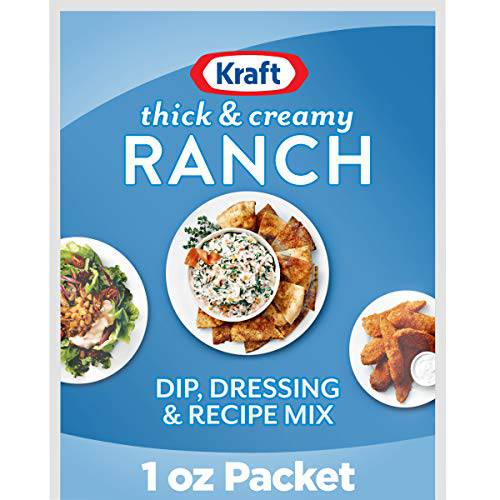 Kraft Thick & Creamy Ranch Dip (Dressing & Recipe Mix, 1 oz Packet)