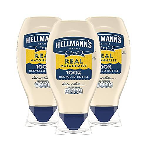 Hellmann’s Real Mayonnaise Squeeze, 20 oz, Pack of 3