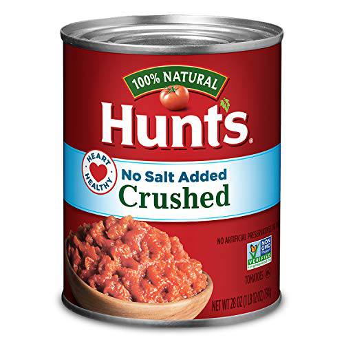 Hunt’s Crushed Tomatoes No Salt Added, 28 oz