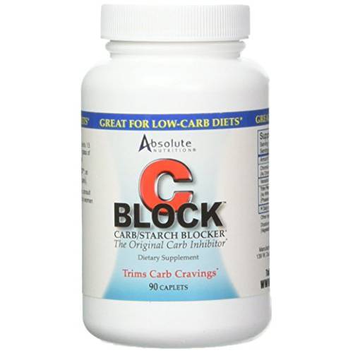 Absolute Nutrition CBlock Carb/Starch Blocker, 90 Caplets