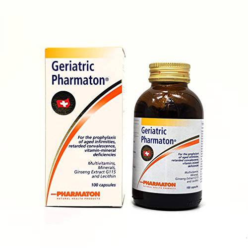 Pharmaton Ginseng Extract G115 (100 Capsules) Swiss Quality New Package Same Formula Clinical Proven.