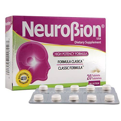 Neurobion Classic 20 Tablets Vitamin B Energy Booster - Formula Clasica