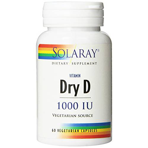 Solaray Dry D-2, Veg Cap (Btl-Plastic) 1000IU | 60ct